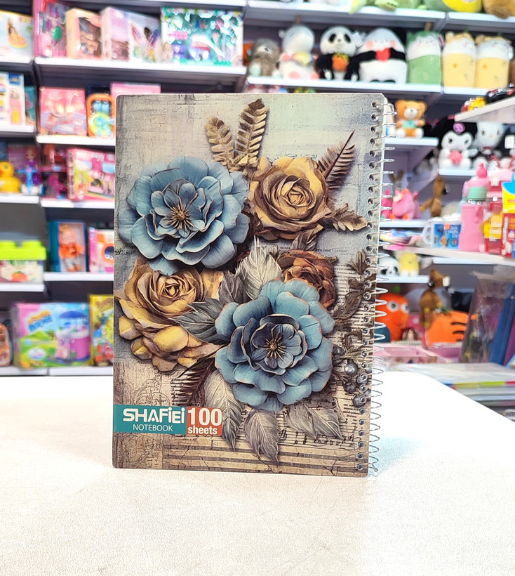 دفتر 100 برگ شفیعی طرح کلاسیک
